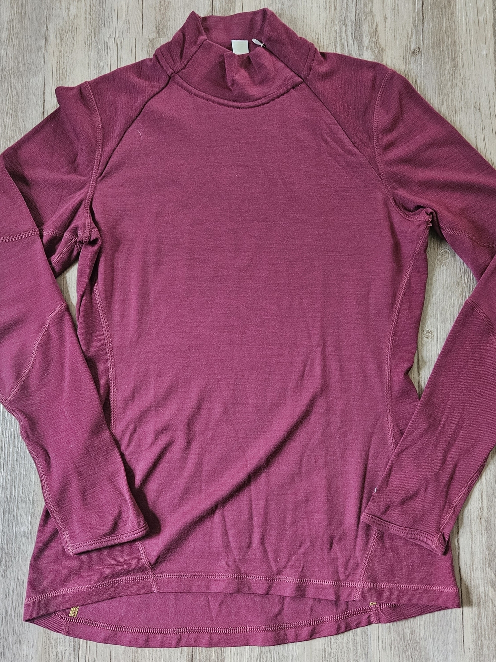 Smartwool Women's Long Sleeve 100% Merino Wool Pullover Base Layer Medium